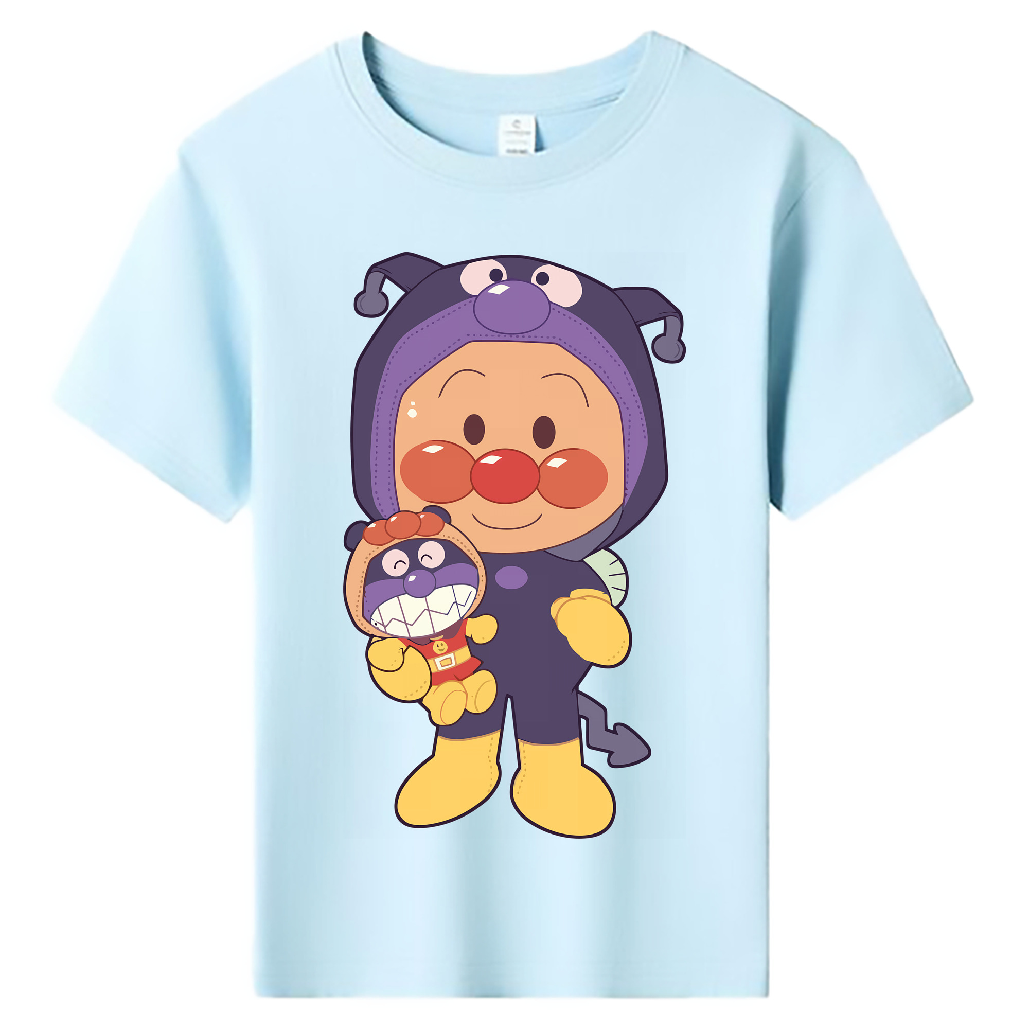 （画像用） アンパンマン Anpanman 綿100％キッズTシャツ（フロントプリント）